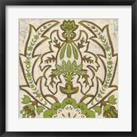 Lotus Tapestry II Framed Print