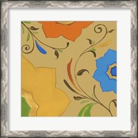 Framed Moroccan Floral I