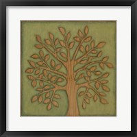 Arbor Woodcut I Framed Print