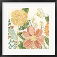 Papillon Garden I Framed Print