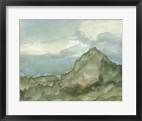 Plein Air Mountain View I Framed Print