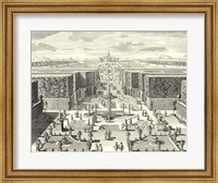 Framed Fountains of Versailles I