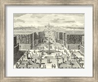 Framed Fountains of Versailles I