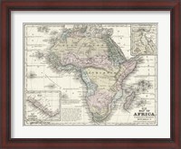 Framed Map of Africa