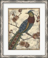 Framed Embroidered Pheasant I
