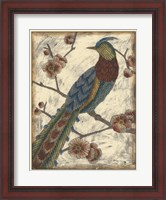 Framed Embroidered Pheasant I