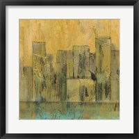 City by the Sea II Framed Print