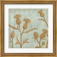 Framed Golden Wildflowers III