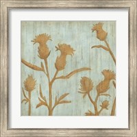 Framed Golden Wildflowers III