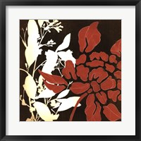 Linen & Silhouettes II Framed Print