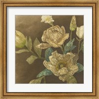 Framed Antiqued Bouquet II