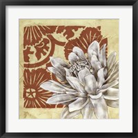 Flower Vignette I Framed Print