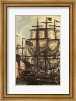 Framed Printed Majestic Ship I