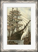 Framed Printed Majestic Ship II