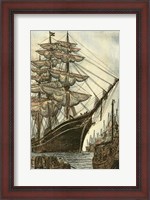 Framed Printed Majestic Ship II