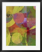Vibrant Ellipses I Framed Print