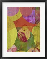 Vibrant Ellipses II Framed Print