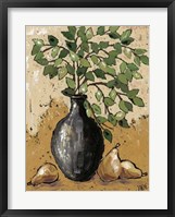 Framed Leaves & Pears