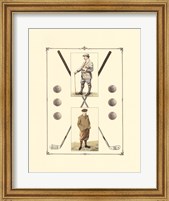 Framed Golfers: John Henry & R. Maxwell