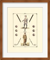 Framed Golfers: John Henry & R. Maxwell