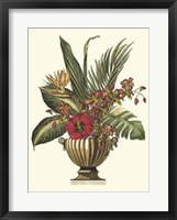 Tropical Foliage in Urn I Framed Print