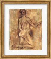 Framed Nude Figure Study I