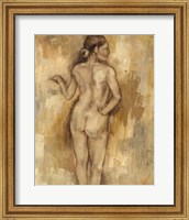 Framed Nude Figure Study II