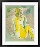 Figure in Relief I Framed Print