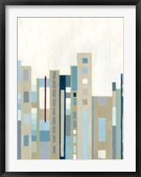 Broadway Horizon I Framed Print