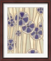 Framed Lavender Reeds I