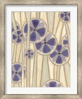 Framed Lavender Reeds I