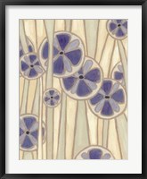 Framed Lavender Reeds I