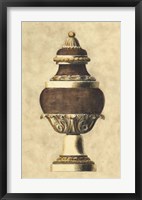 Vintage Urn II Framed Print