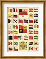 Framed Flags of All Nations II