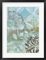 Delicate Collage II Framed Print
