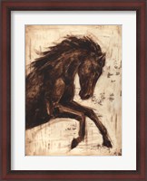 Framed Weathered Equestrian II