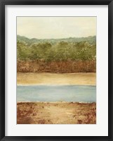 Golden Meadow I Framed Print