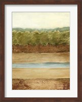 Framed Golden Meadow II