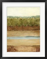 Golden Meadow II Framed Print