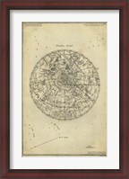 Framed Antique Astronomy Chart I