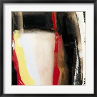 Red Moves In II Framed Print