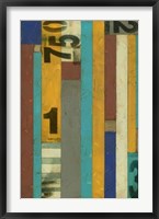 Primary Numbers I Framed Print