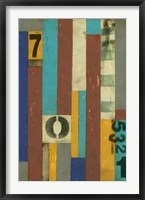 Primary Numbers II Framed Print