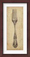 Framed Antique Fork