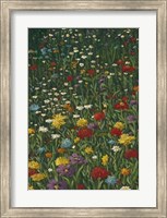 Framed Bright Wildflower Field I