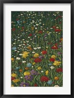 Framed Bright Wildflower Field I