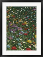 Bright Wildflower Field II Framed Print