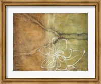 Framed Magnolia Silhouette I