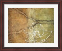 Framed Magnolia Silhouette I