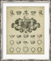 Framed Heraldic Crowns & Coronets I